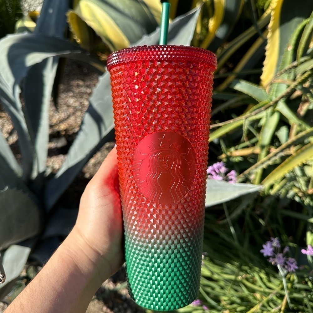 Walt Disney World Mickey Starbucks Holiday Christmas Tumbler